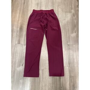 Scrubletics Maroon Scrub Pants Women's Size M